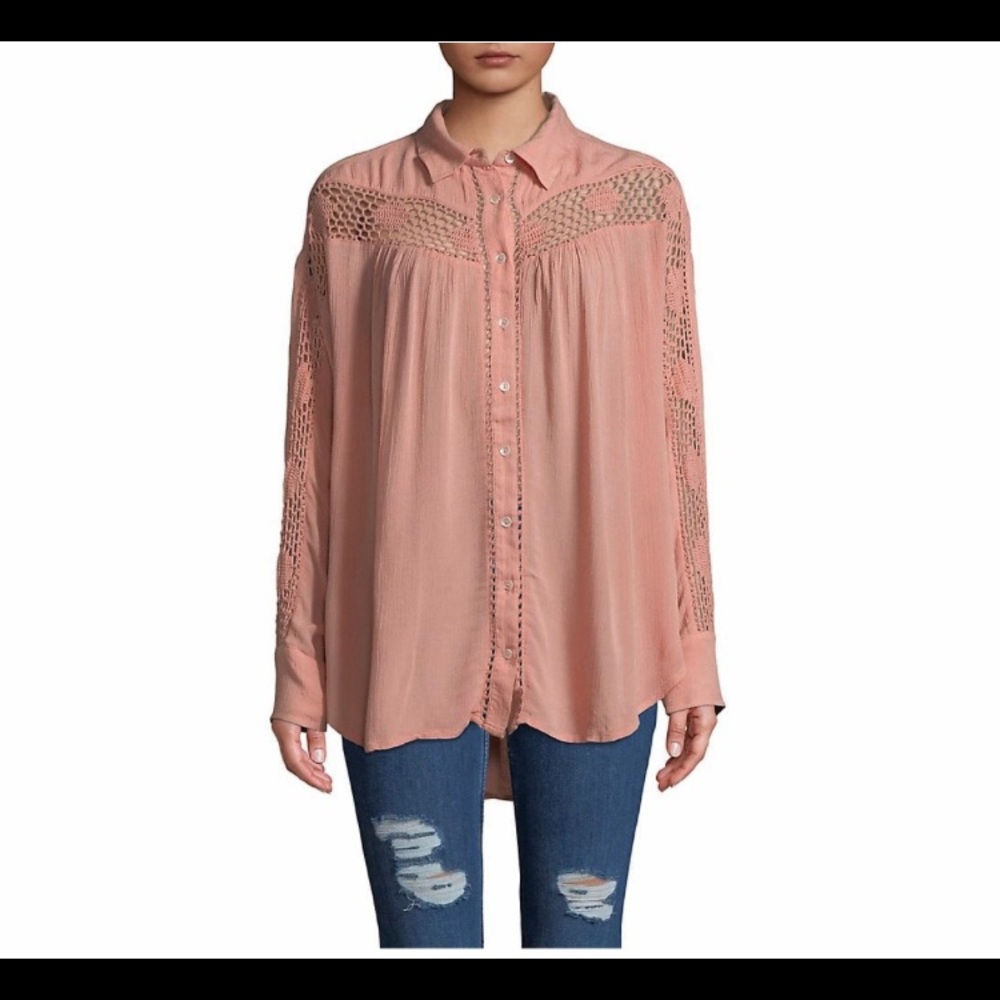 Free People hi low shirt